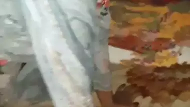 Bengali MILF boobs show to lover before viral sex