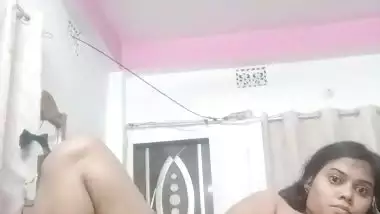 BBW fingering part 1 with full nude show for lover