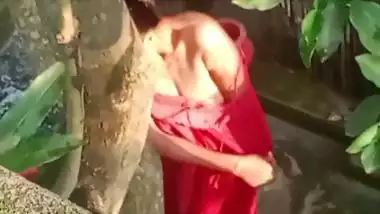 Village mom petticoat removed boob show after bath