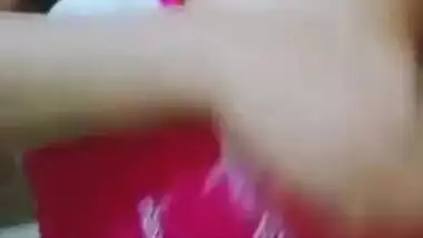 Indian babe is grateful to man for camera and shows him XXX boobs