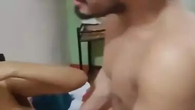 BF fucks his GF on a chair in Assamese sex