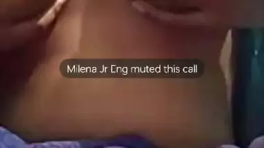 Famous mallu girlfriend boobs show on video call