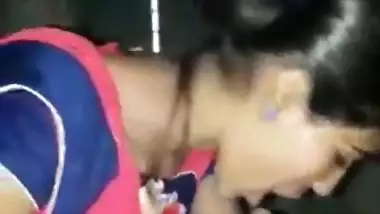 Village Maid Sucking Cock MMS