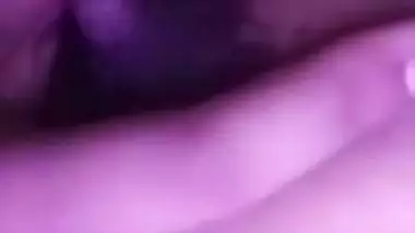 Dark nipples desi girlfriend on video call topless at night