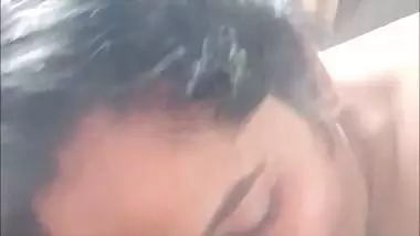 Busty wife Sneha blowjob and big boobs showing