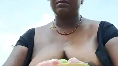 Desi Tamil milf enjoys outdoor sex with her neighbor