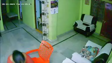 Mature aunty in blouse changing dress nude show