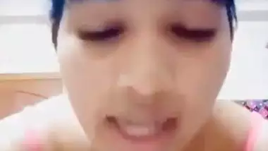 Indian nude girl shows her big boobies on camera