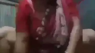 Unsatisfied Boudi Masturbating and Riding On Bottle with moaning