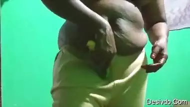 Horny Rajasthani aunty Vanitha Ravei masterbet with condom cover banana