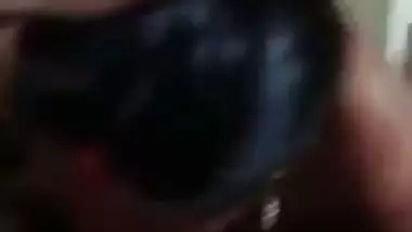 Desi Bihari milf gives a deep blowjob to her husband