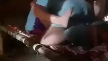 Desi xxx chudai of a dehati couple in a barn