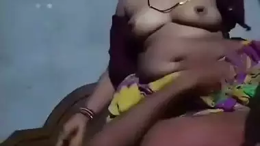 Village wife trying sex in doggy style with husband