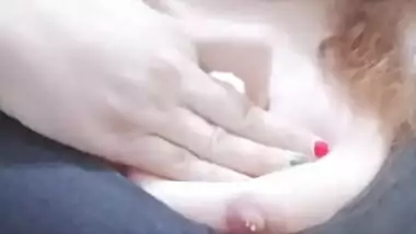 Paki wife showing her milking boobs