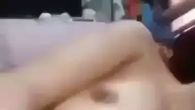 Girlfriend nude video making for boyfriend viral MMS