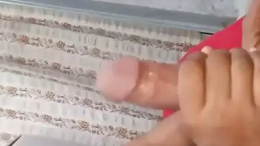 Cum drinking desi wife after deep blowjob in topless