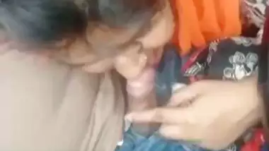 Blowjob inside car with desi GF and she asks to stop it