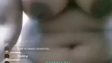 Cute Telugu bhabhi shows big boobs and hot pussy