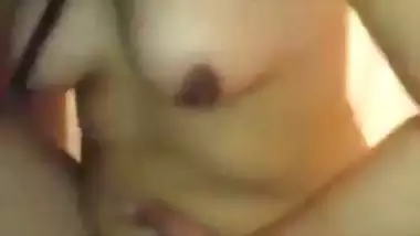 Indian nude girl enjoys riding on her lover’s hard dick