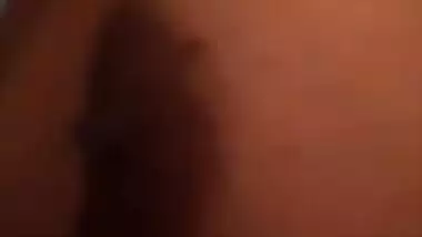 Desi wife tries hard to look XXX showing off her natural boobs