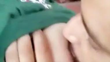 Indian girl getting her virgin nipple sucked for first time