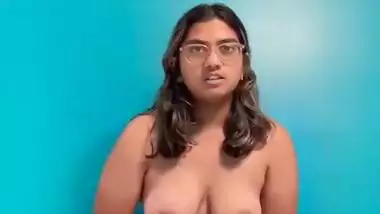 South Indian big boob girl records her HD nude MMS