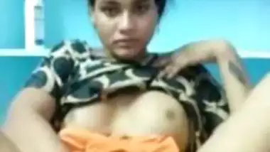 Cheating Malayali wife naked fingering video call with BF