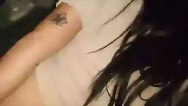 Outdoor sex mms of a Delhi girl sucking dick in a car