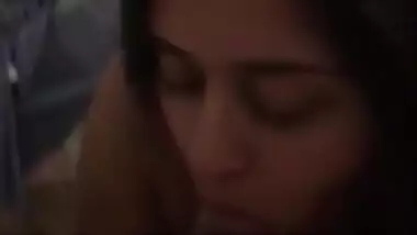 Desi Hot Nri Babe Amrita Sucking Cock