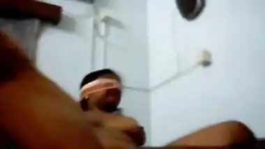 Desi Sexy wife blindfolded & fucked