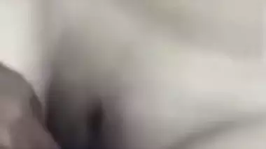 Ex-lover fucking busty wife pussy with condom dick