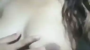 Buttery pussy and big boobs of desi slut