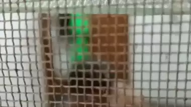 Huge boobs MILF naked in the bathroom viral MMS