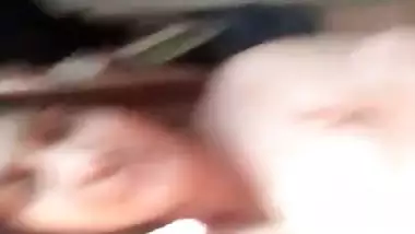 Beautiful topless blowjob to hairy boyfriend before sex