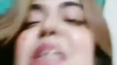 Smoking Bengali girl sucking big boobs and nude pussy show