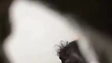 Neighbor wife bath and wearing bra caught through window