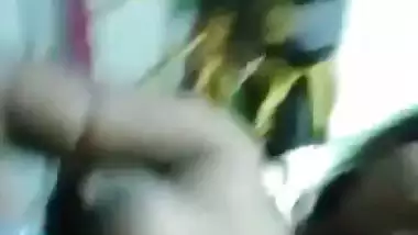 Unsatisfied village wife fingering pussy in horniness