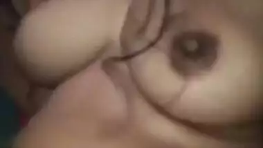 Horny bhabhi showing her big boobs and pussy