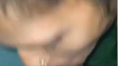 Lady sucks Indian big black dick in desi sex MMS