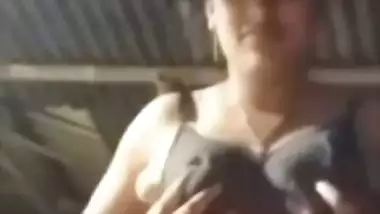 Bengali village girl bra removed and boobs pressing