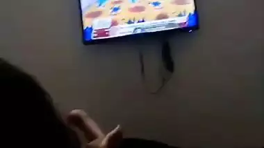 Curly hair mallu girlfriend sucking boyfriend dick