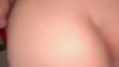 Rough Indian doggy sex of sexy ass girlfriend MMS