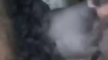 Desi outdoor sex of a desi girl getting fucked in the jungle