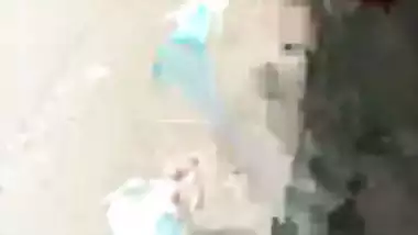 Aunty bath and sex with husband in village sex porn