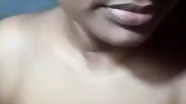 Bengali wife in bathroom shows nude body before bathing