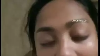 Big ass grinding girlfriend in hardcore sex with cum drink